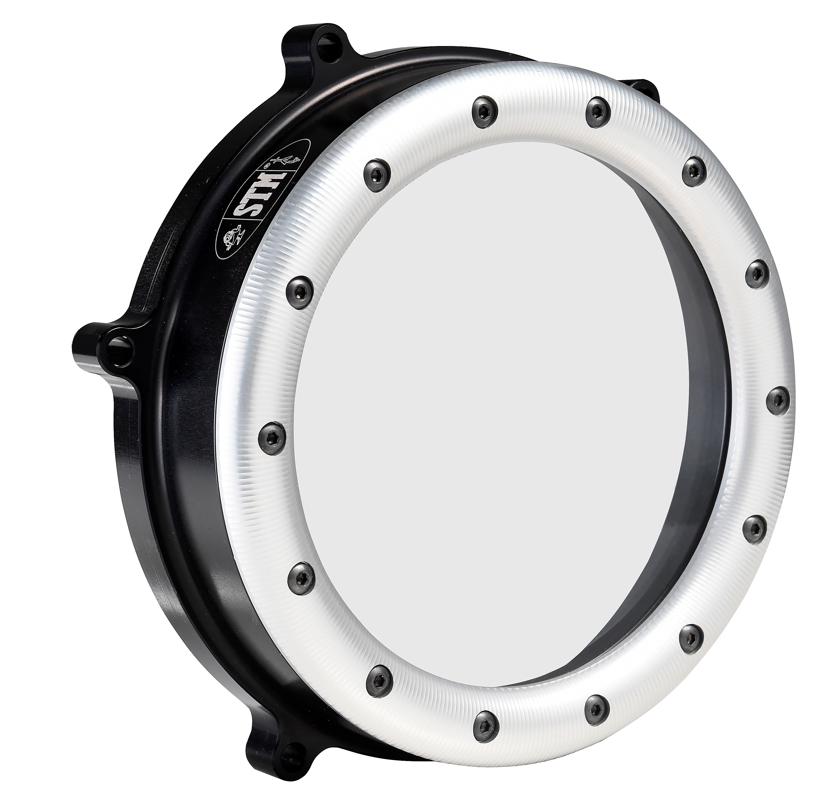 STM Clear Wet Clutch Cover For Ducati 1299 / 1199 / 959 Panigale (all) - Sculptured Ring STM Clear Wet Clutch Cover For Ducati 1299 / 1199 / 959 Panigale (all) - Sculptured Ring
